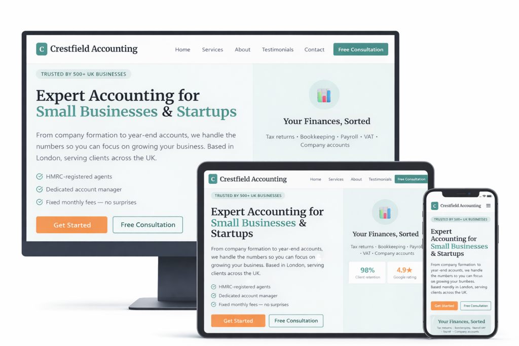 Crestfield-Accounting-website-mock-up